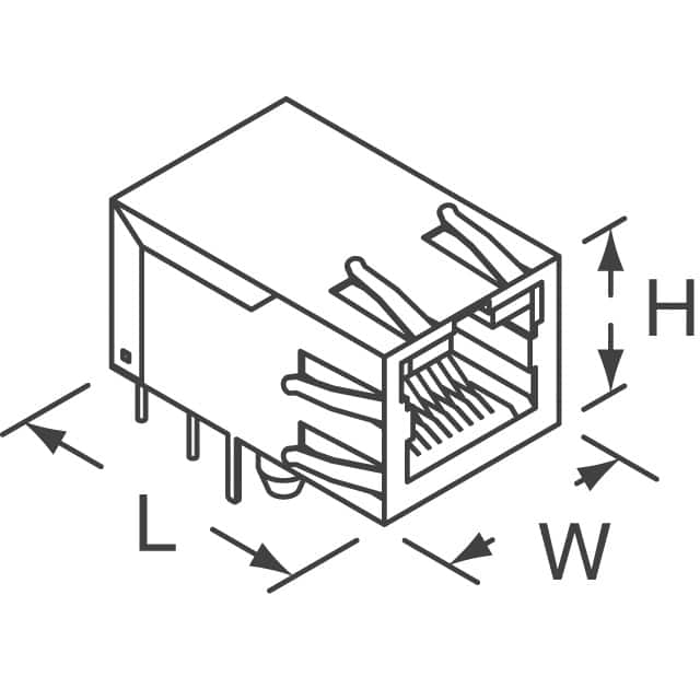 J0011D01NL Pulse Electronics  Modular Connector Jacks With Magnetics